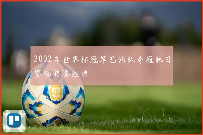 2002年世界杯冠军巴西队夺冠韩日赛场再添经典